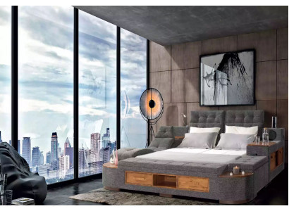 Multifunction Bed Double Beds Modern Bed frame Beds 200x200cm Hotel new