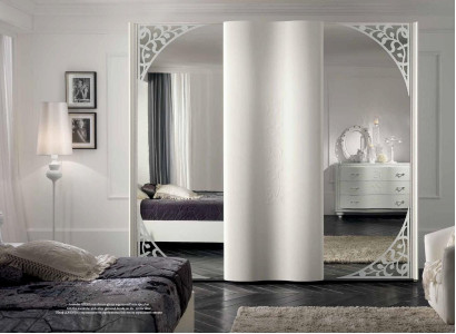 Wardrobe Wardrobe Mirror Wood Furniture Cabinets Coat rack Wood Italy new
