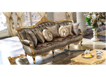 Sofa 3 Seater Couches Sofas Art Deco Three Seater Textile Sofas Couch Upholstery new