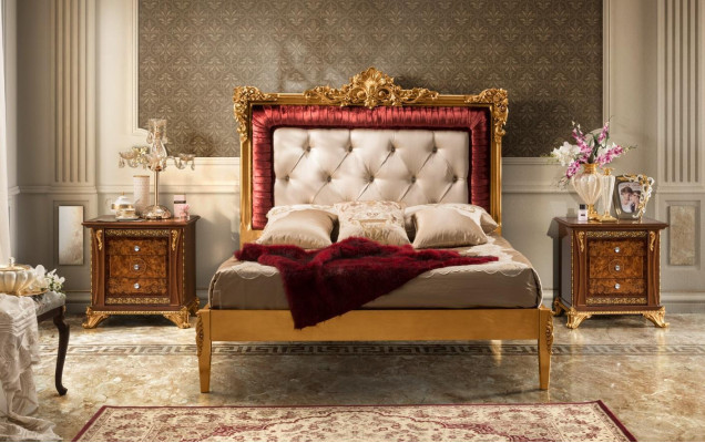 Double bed Bed Frame Hotel Design Upholstery new Luxury Bed Bedroom Beds